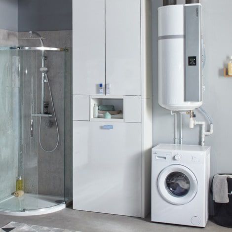 Chauffe-eau Thermodynamique Atlantic Calypso connecté Vertical Murale