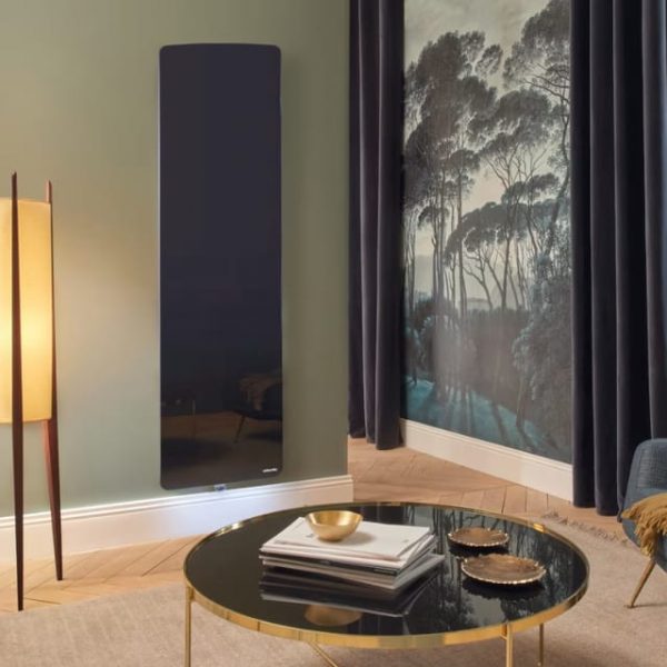 Atlantic Radiateur Verali Vertical Noir Brillant