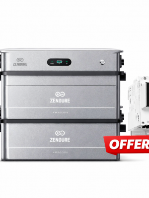 Zendure SolarFlow 2400 AC + Batterie AB3000X – Système de stockage d’énergie domestique 2,88 kWh & 2400 W